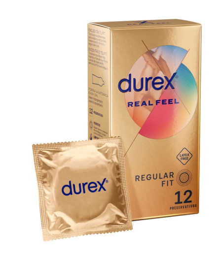 PROFILATTICI NO LATEX DUREX REAL FEEL - 12 PEZZI