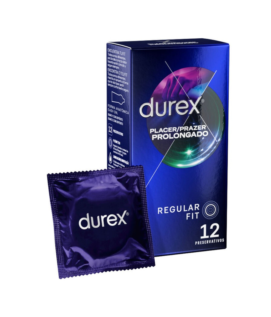 PROFILATTICI RITARDANTI DUREX "PROLONGED DELAYED" - 12 PEZZI